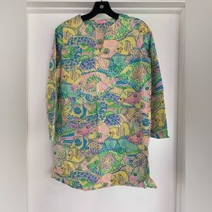 Lilly Pulitzer shirt or swimsuit coverup